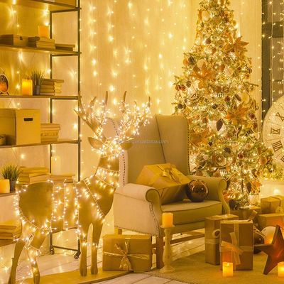 Área exterior à prova d'água 300m Violeta LED Lâmpadas de Fadas Guirlanda de cordas para a decoração de Natal