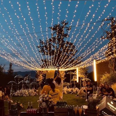 Área exterior à prova d'água 300m Violeta LED Lâmpadas de Fadas Guirlanda de cordas para a decoração de Natal