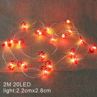 Lâmpadas de estrela de fadas LED Lâmpadas de Natal pretas Decorações com logotipo personalizado