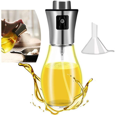 Práctico e durável Spray de garrafa de óleo 165ml garrafa de spray de óleo de vidro para cozinhar salada BBQ