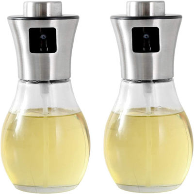 Práctico e durável Spray de garrafa de óleo 165ml garrafa de spray de óleo de vidro para cozinhar salada BBQ