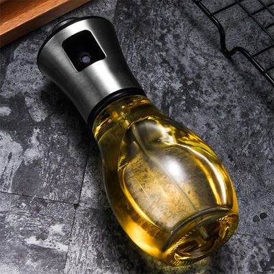 Práctico e durável Spray de garrafa de óleo 165ml garrafa de spray de óleo de vidro para cozinhar salada BBQ