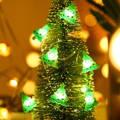 Luzes de Natal LED vermelhas Homem de Neve de Cordel Pai Natal Estrela Produto decorativo de férias