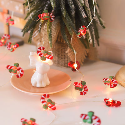 Luzes de Natal LED vermelhas Homem de Neve de Cordel Pai Natal Estrela Produto decorativo de férias