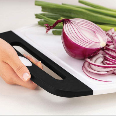Logotipo personalizado cozinha antiderrapante 3 PCS blocos de corte de plástico para cortadores de vegetais