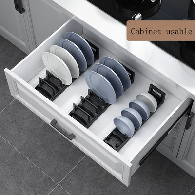 48*16*9,5 cm Portador de pratos para armário de cozinha gaveta de louça portador retrátil