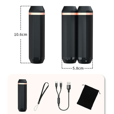 Mini aquecedores USB Carregamento aquecedores de mão 2 pacotes Magnético recarregável Banco de energia de lanterna elétrica