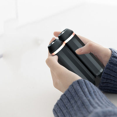Mini aquecedores USB Carregamento aquecedores de mão 2 pacotes Magnético recarregável Banco de energia de lanterna elétrica