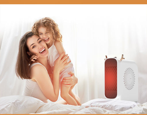 Caldeira de aquecimento elétrico de baixo ruído de 500W para casa e escritório Design de desktop portátil