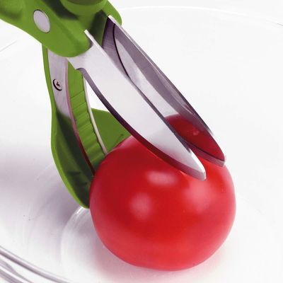 Tesoura de salada com alça de PP TPR para cortar saladas