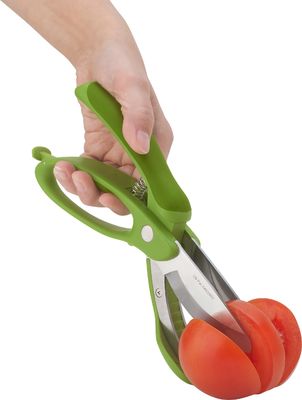 Tesoura de salada com alça de PP TPR para cortar saladas