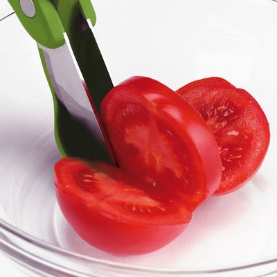 Tesoura de salada com alça de PP TPR para cortar saladas