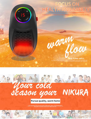 Home Inverno aquecedor aquecedores elétricos termostato ajustável plug-in para Inverno confortável