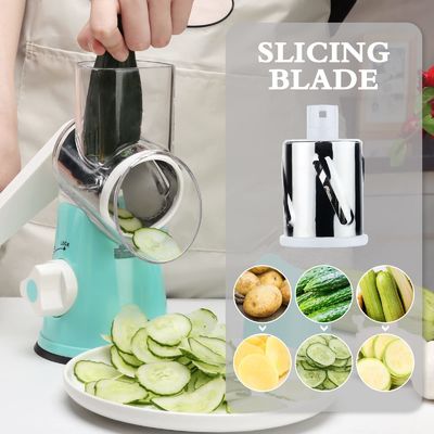 Máquina de corte manual multifunção de aço inoxidável azul-céu para ferramentas de frutas e vegetais Tipo