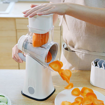 Ferramentas de cozinha sustentáveis 5 em 1 Graters rotativos para cortar e rachar vegetais