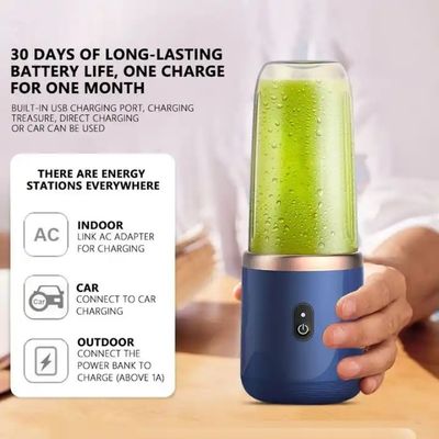 Minijuicer multifuncional com carga USB para misturar e espremer frutas de forma eficiente