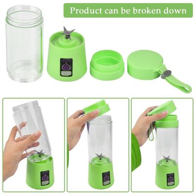 2/4/6 Lâmina Mini USB Recarregável Home Mixer e Mixer para suco verde portátil