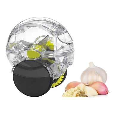 Rolling Garlic Chopper Press Cutter Clear Garlic Press Máquina personalizada e padrão