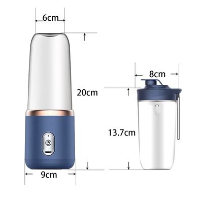 400 ml Capacidade Copo de suco elétrico para ferramentas de frutas e legumes portátil e recarregável