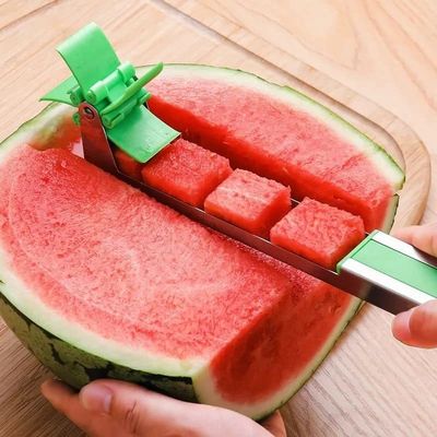 Cortar eficientemente melancia com o design do moinho de vento em salada cortador de frutas 33 * 7 * 3,5 cm
