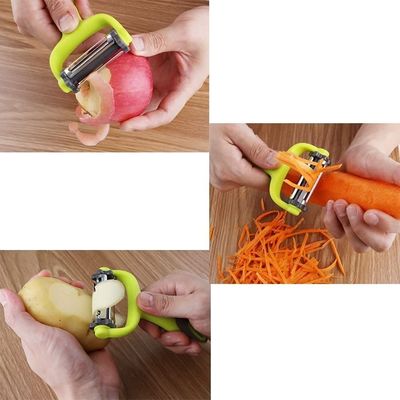 Casa Cozinha aço inoxidável fruta maçã batata rotativa cenoura vegetais esfolador giratório