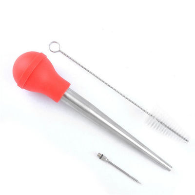 304 aço inoxidável silicone gotejamento de óleo condimentos tubo para churrasco Turquia Agulha em Balck