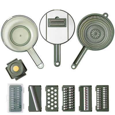 12 em 1 Multifuncional Máquina de corte manual de vegetais para cortar vegetais e frutas verdes