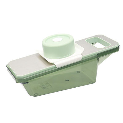 Cortador de vegetais de aço inoxidável verde de hortelã perfeito para preparação rápida e fácil de refeições