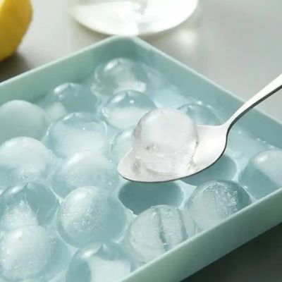 33 Cavidade Círculo Bola Redonda Caixa de Gelo Cubo Esfera Bolha de Gelo de Plástico Fabricante Molde com tampa