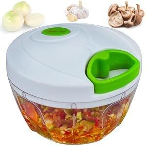 Mini Manual Vegetais Frutas Alho Gengibre Cebola Carne Triturador Mão Puxa Chopper Frutas