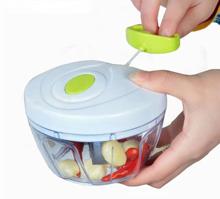 Mini Manual Vegetais Frutas Alho Gengibre Cebola Carne Triturador Mão Puxa Chopper Frutas