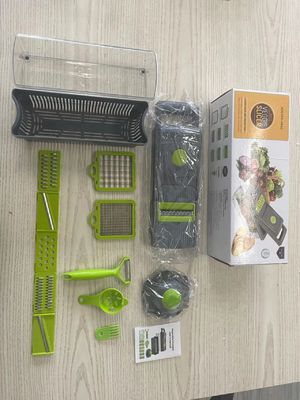 Logotipo personalizado Chopper de legumes portátil Slicer Grater para Prep de cozinha multifuncional