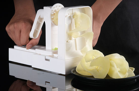 Melhore a cozinha com 5 lâminas Veggie Spiral Slicer ABS PS TPR 420 aço inoxidável