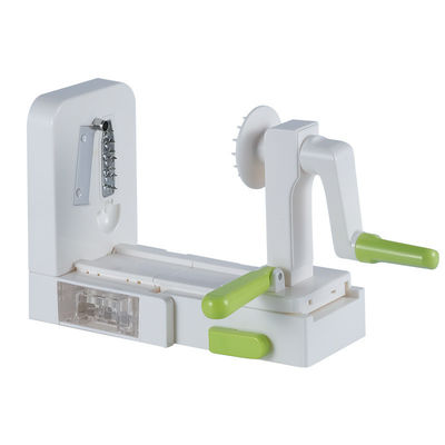 Melhore a cozinha com 5 lâminas Veggie Spiral Slicer ABS PS TPR 420 aço inoxidável