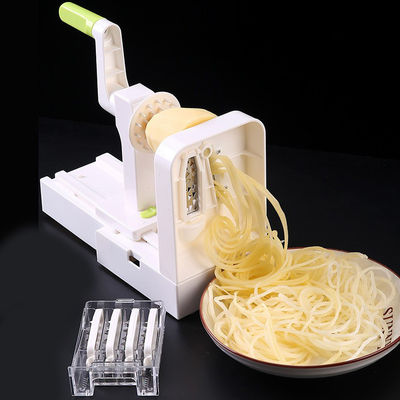 Grateira rotativa de frutas e legumes 5 em 1 Multi Kitchen Cutter de fita manual