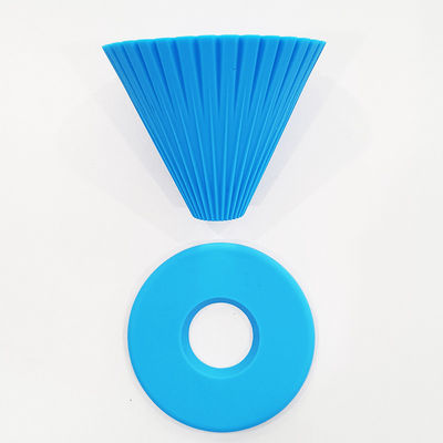 Tapete de café de silicone de design moderno com filtro de funil reutilizável e goteador dobrável