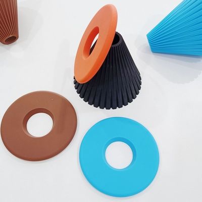 Tapete de café de silicone de design moderno com filtro de funil reutilizável e goteador dobrável