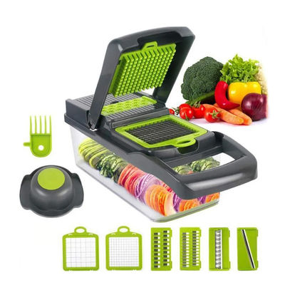 Multifuncional Manual Cozinha Vegetal Chopper Slicer Dicer Grater de alimentos Logotipo personalizado