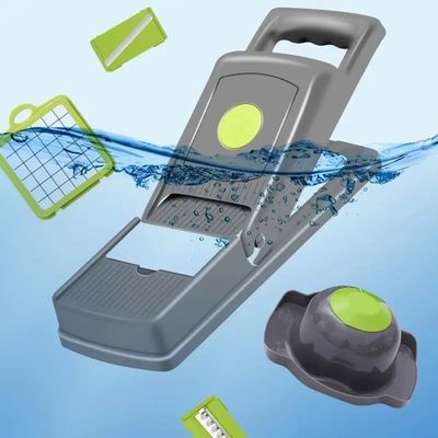 Multifuncional Manual Cozinha Vegetal Chopper Slicer Dicer Grater de alimentos Logotipo personalizado