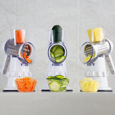 ABS Vegetable Chopper Round Slicer Graters Batata cenoura Queijo Shredder Ferramenta de cozinha