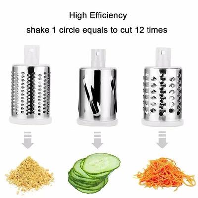 ABS Vegetable Chopper Round Slicer Graters Batata cenoura Queijo Shredder Ferramenta de cozinha