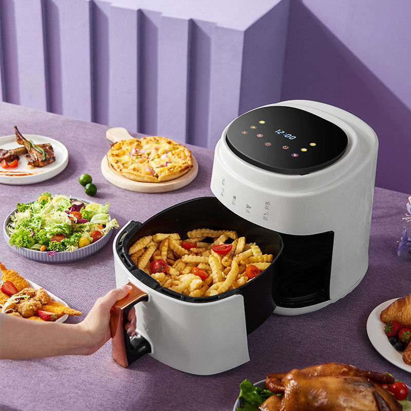 8L 1400W Smart Touch Screen Custom Oil Free Electric Deep Fryer Fritador de Ar Quente Adequado