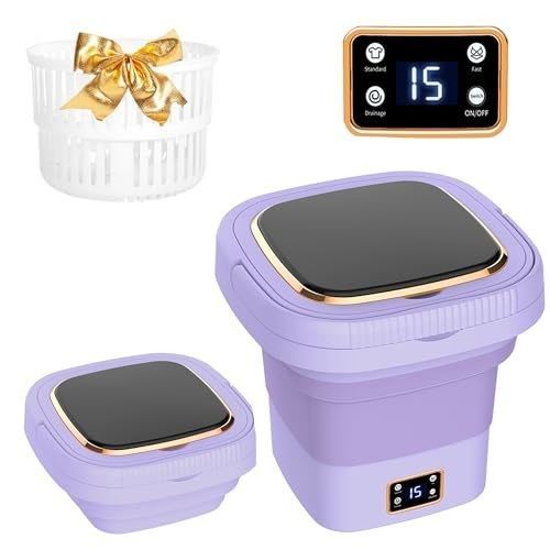 Máquina de lavar roupa portátil para limpeza profunda de sapatos Mini-lavadora de tipo automático dobrável