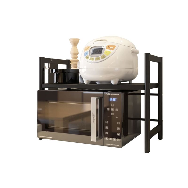 Prateleira de cozinha Organize estante de armazenamento de aço inoxidável para rotação de frutas e vegetais