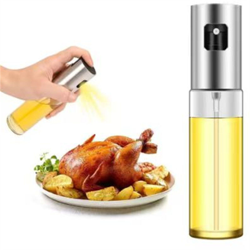 304 aço inoxidável Sprayer de óleo atomizado Spray de garrafa de óleo portátil para cozinha doméstica