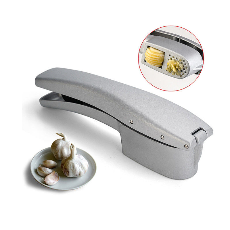 Amostra grátis 2 em 1 Pressão manual de alho Mincer Kitchen Garlic Chopper Slicer Portable Garlic Grinding Crusher Masher Maker Ferramentas de vegetais