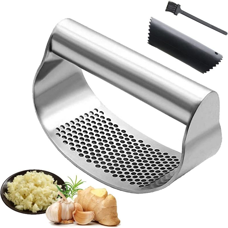 Multi Kitchen Grater 120G caixa de cores 141G alho triturador e triturador para fácil espremer
