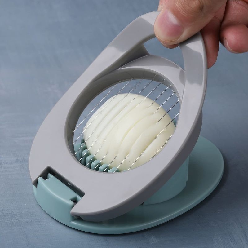 Cortador de ovos de aço inoxidável para ovos cozidos