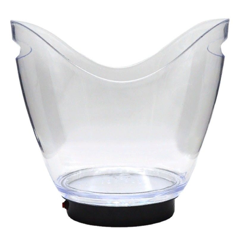 LED de forma oval luxo vinho flash vodka uísque champanhe baldes para KTV festa de bar