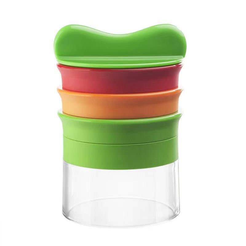 Orange 3 em 1 Spiralizer Cru e fino Julienne Set de corte para ferramentas de cozinha inteligentes